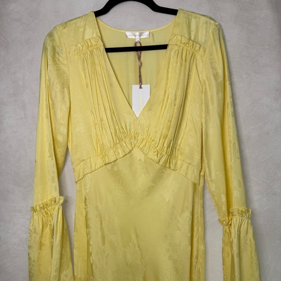 NWT LoveShackFancy Kalona Silk Jacquard Maxi Dress - Picture 7 of 14